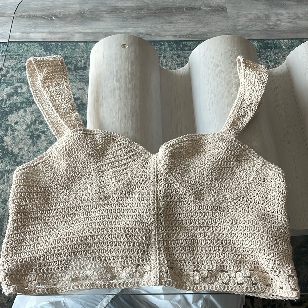 ZARA Crotchet top